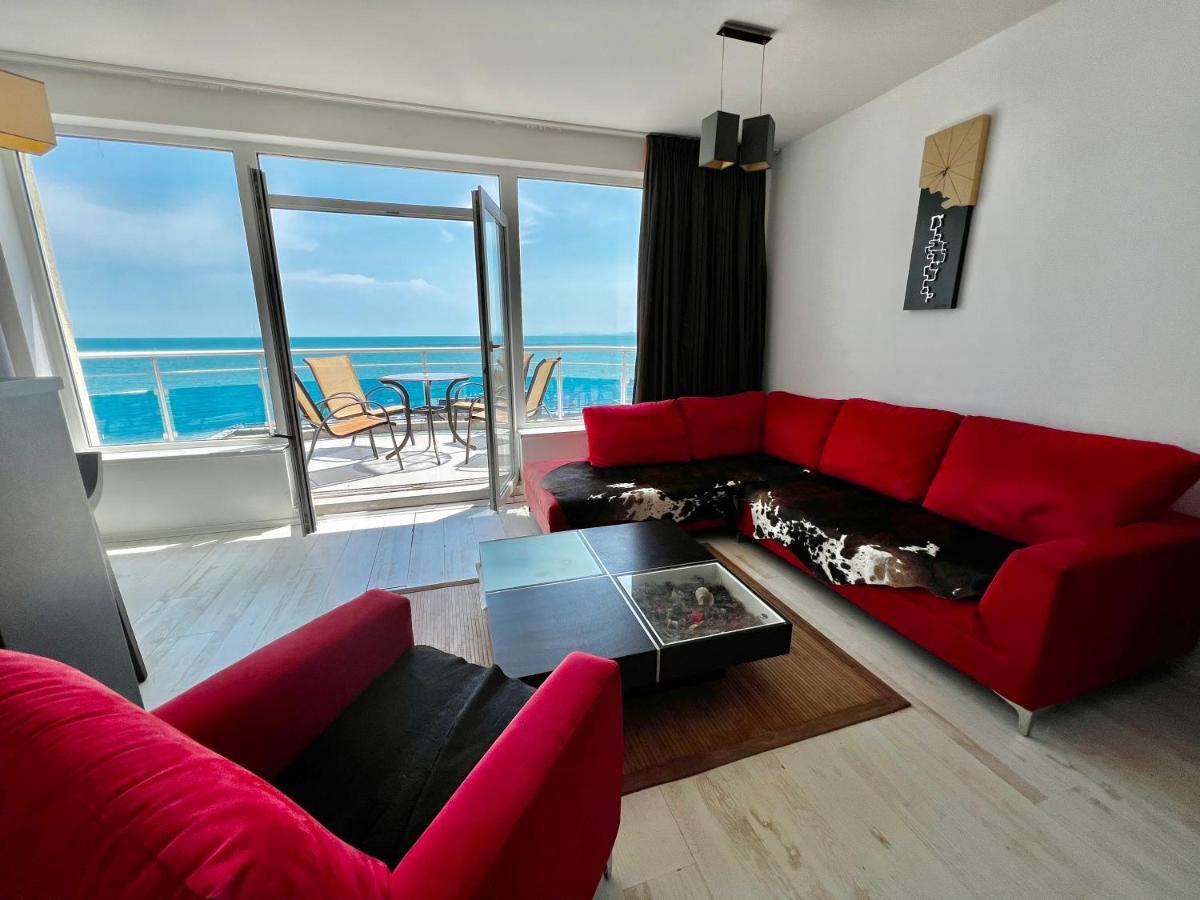 Modern Beachfront Apartment With Pool Ravda Exteriör bild